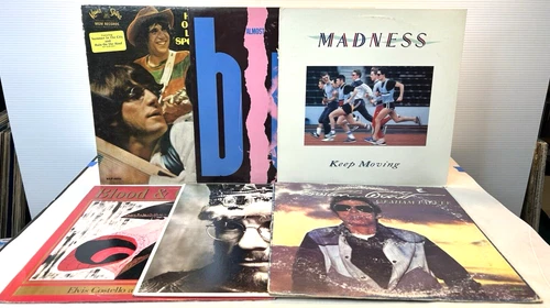 x6 Retro Vinyl Variety - Job Lot - Six Pack - Graham Parker - Elvis Costello +