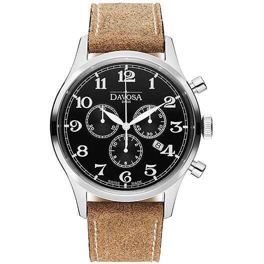 Davosa 162.479.56 Protezione gratuita per orologio da uomo in vetro