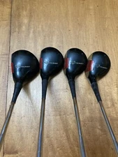 Original MacGregor VIP CUSTOM Persimmon DRIVER 2 3 4 Wood Set Tourney Steel FIRM