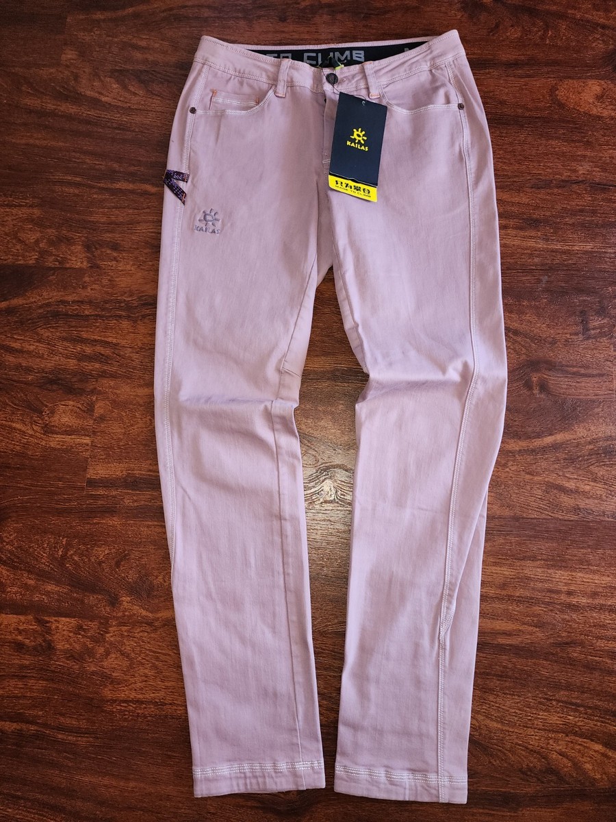 KAILAS ROCK CLIMBING WOMEN'S PINK GRAY PANTS SIZE MEDIUM 30IN NEW!!!!