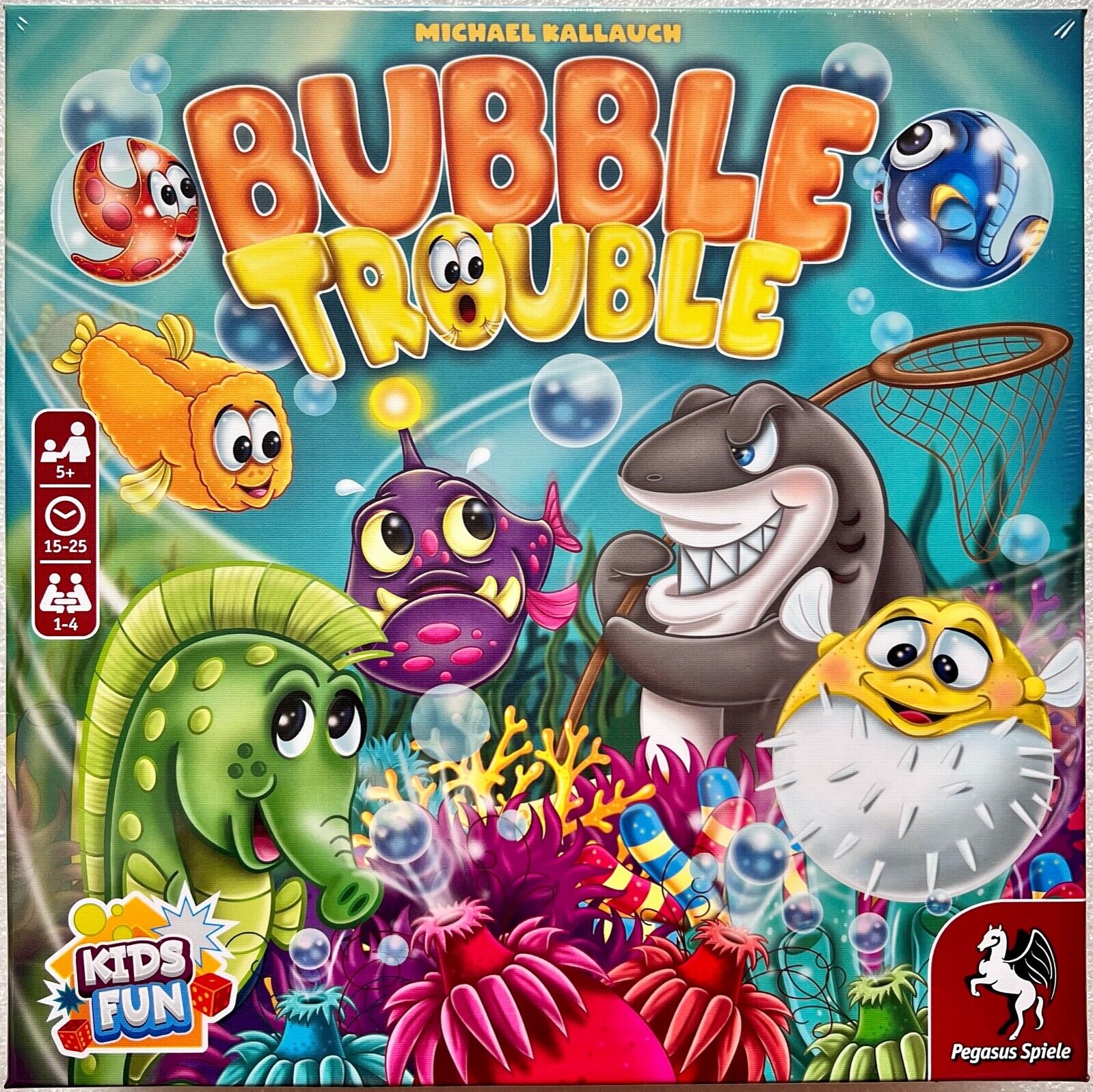 Bubble Trouble Pegasus Games Family Game Kids Play Throwing Game Fantasy Game