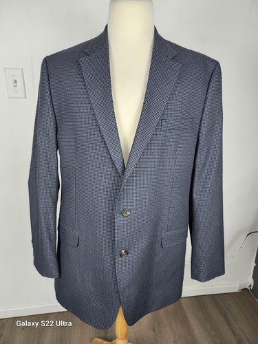 Cappotto sportivo Chaps uomo 46L grigio check misto poli rayon S26 - Foto 16 di 24