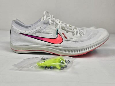 Nike Men's ZoomX Dragonfly Spikes Size 12.5 & 13 White Flash
