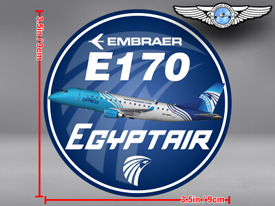 EGYPTAIR EGYPT AIR EXPRESS EMBRAER E170 ERJ 170 DECAL / STICKER
