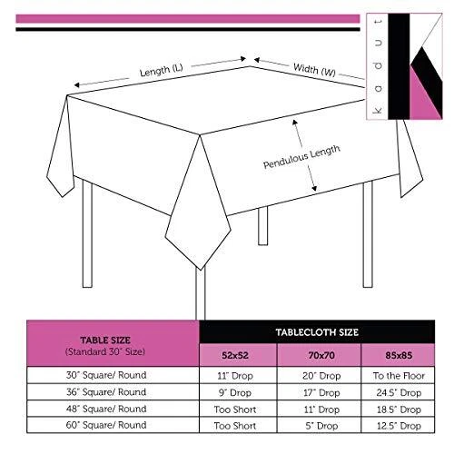 Square Tablecloth 70 x 70 Inch Caribbean Square Table Cloth for Square or Rou... - Picture 6 of 6