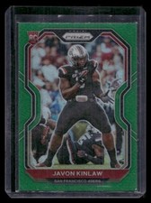 2020 Panini Prizm #302 Javon Kinlaw Rookie San Francisco 49ers Prizm Green