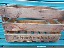 Alte Holzkiste Getränkekiste Getränkeindustrie Kiste Holz Kasten Bierkasten, DDR