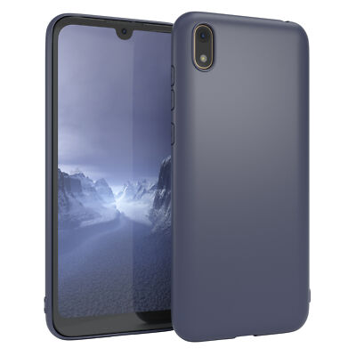 Für Huawei Y5 2019 / Honor 8s Schutzhülle TPU Backcover Tasche Slim Matt Blau