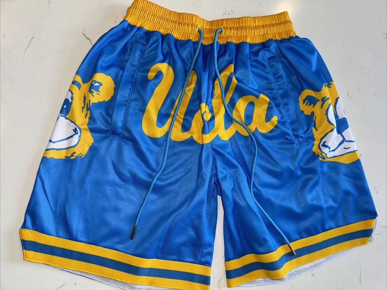 Short de basket UCLA Kith Supreme Game Team émis maillot vintage moyen M