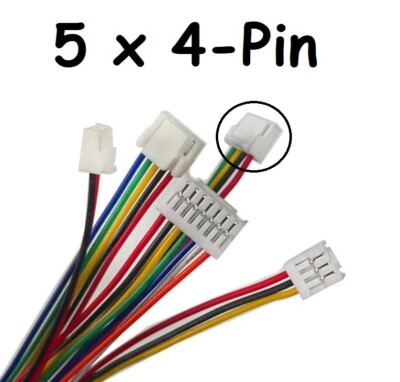 Connettori JST GH 1.25mm, Kit Con 2-8 Pin, Maschio E Femmina, Per Cavi E PCB, Venduto Da Venditore UK - Foto 4