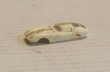 Aurora HO Tjet Cobra GT slot car white/ black stripes