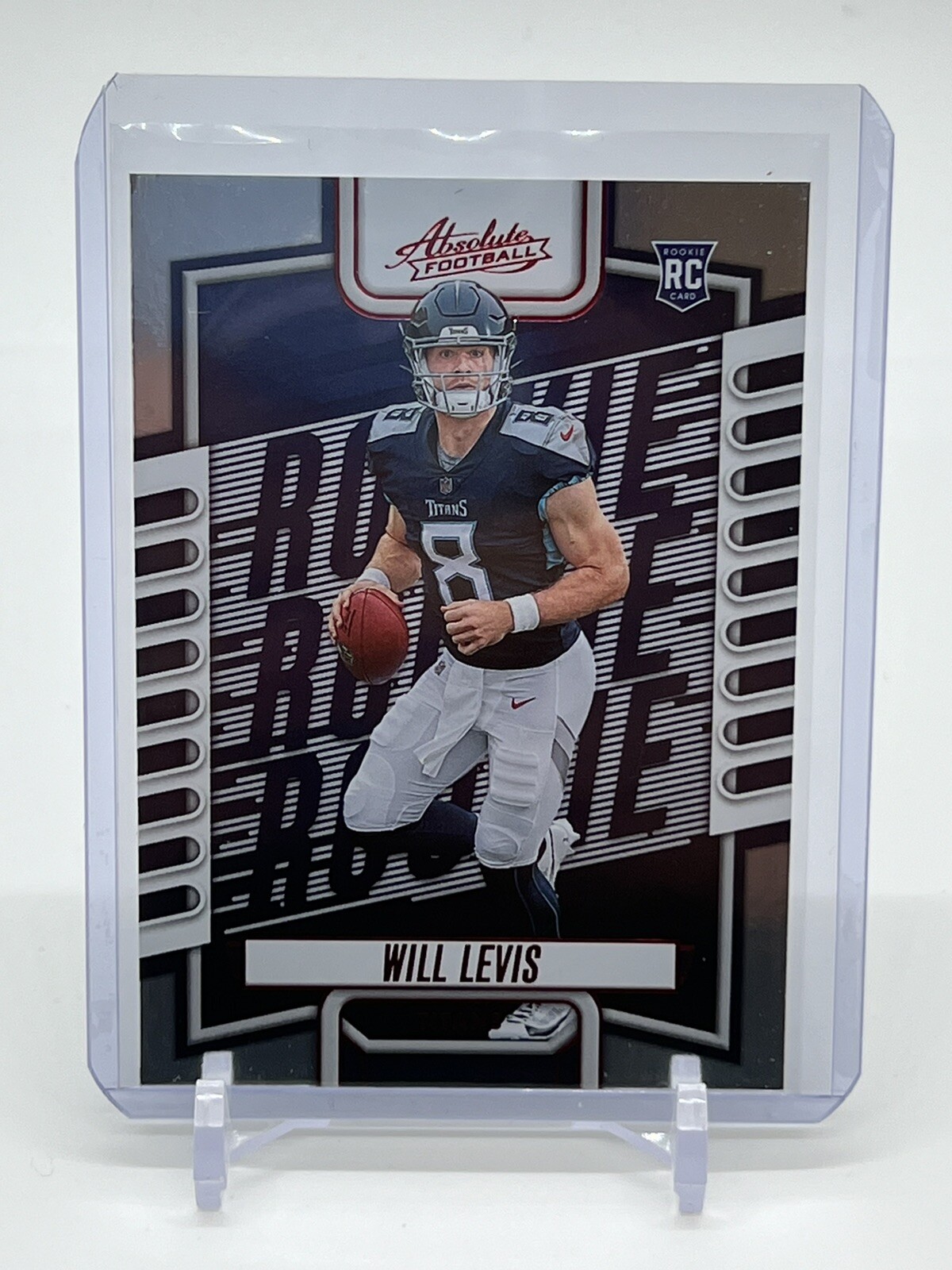 2023 Panini Absolute Football Will Levis Rookie RC #114 Red Tennessee Titans SP