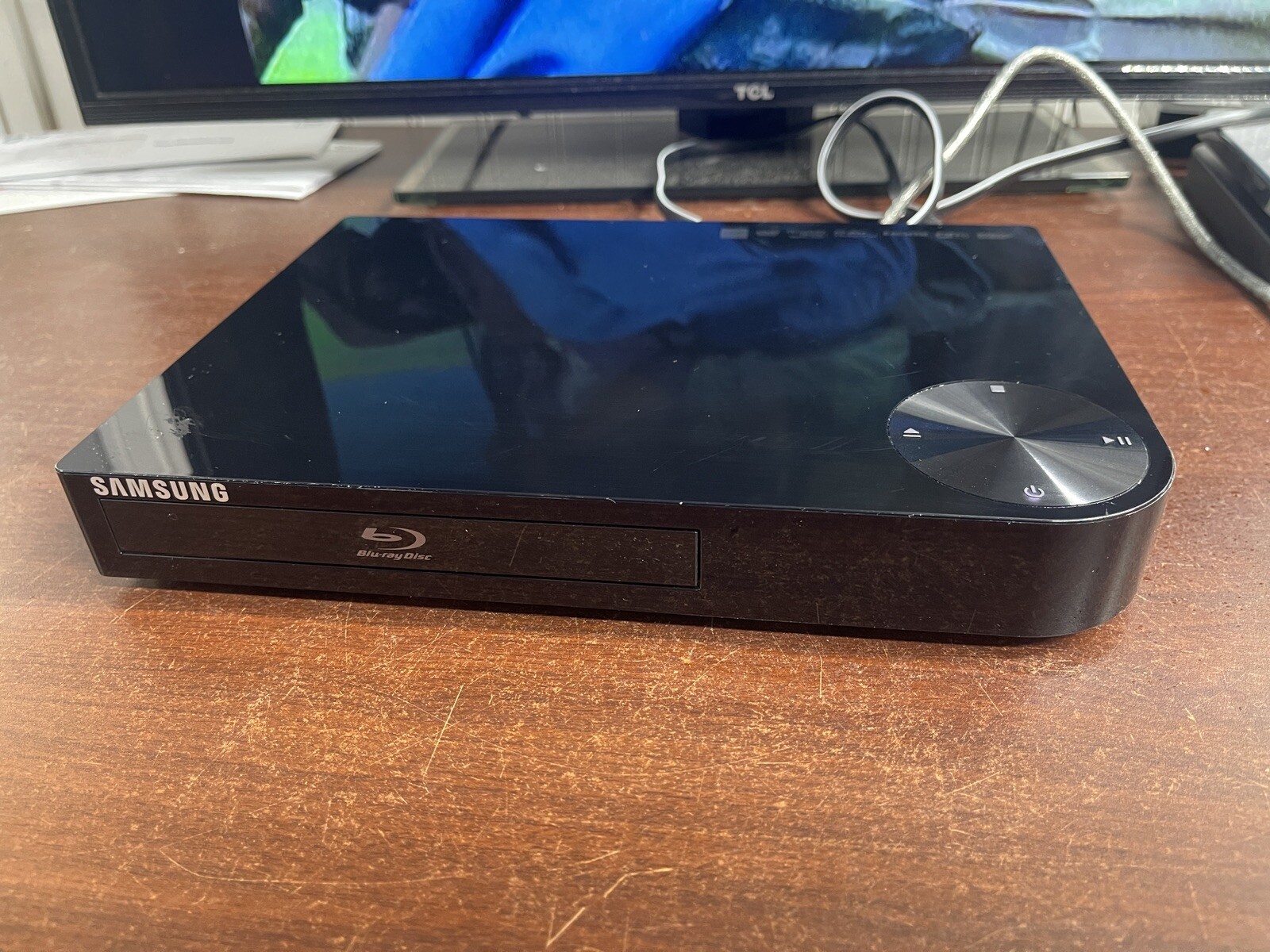 Samsung Bluray Player BDFM57C DVD Disc WiFi Dolby HDMI No Remote