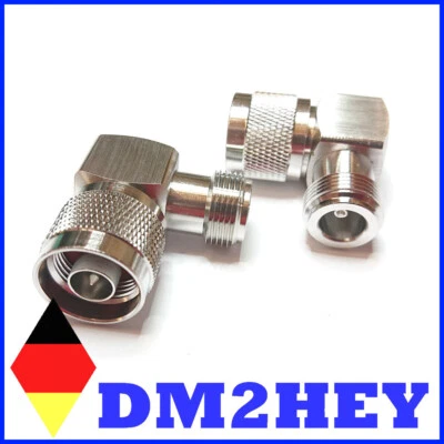 MARKENLOS Typ N Winkelstecker 90° Ecke, Buchse Verbinder Kupplung CB-Funk AFU