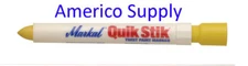 Markal 61053 YELLOW  Quik Stik® Marker - Fast Drying, PAINT MARKER  (2PK)