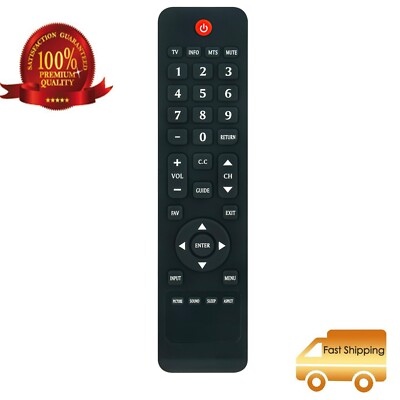 RC00295P Replaced Remote Control fit for ViewSonic TV VT2756-L VT2406-L VT3200-L