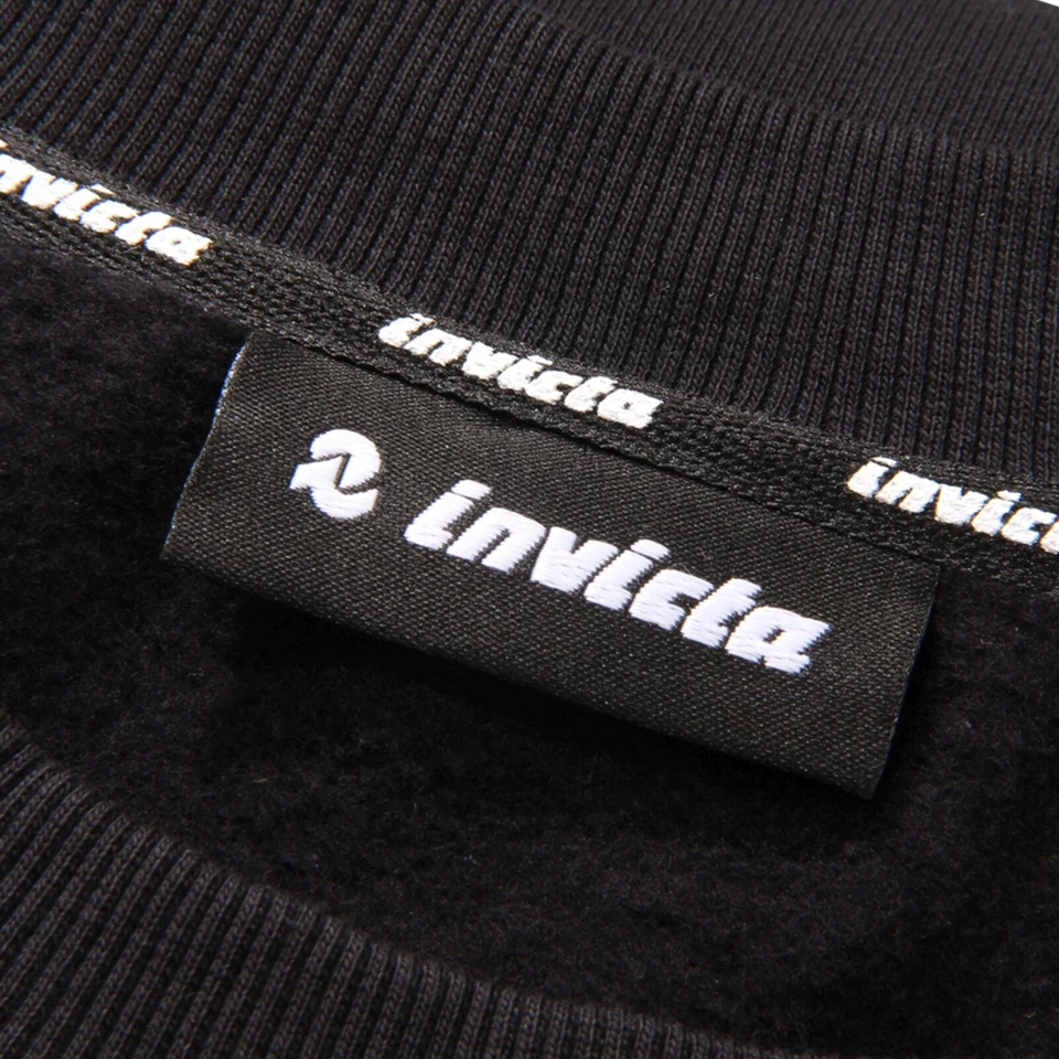 8835AQ felpa uomo INVICTA man sweatshirt black - Immagine 4 di 4