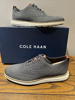 COLE HAAN Men’s OriginalGrand Wingtip Oxford Magnet Stitchlite-Ivory, Si… Men main image 2