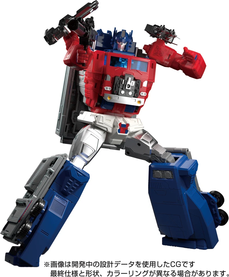 New Takara Tomy Masterpiece MPG-09 Super Ginrai OptimusPrime w/ Trailer In Stock - Image 3 of 4
