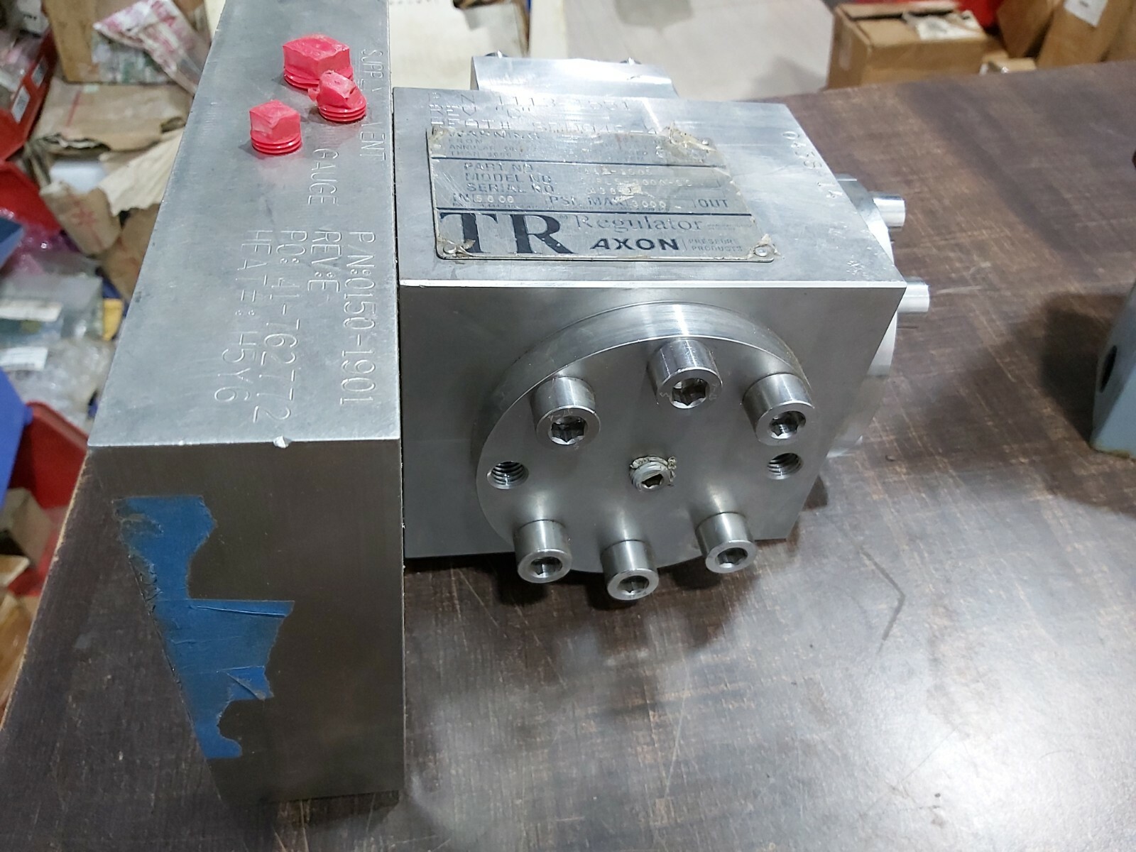 AXON PRESSURE PRODUCT STRL5-30000-SS REGULATOR POD P/N 1113-1500 