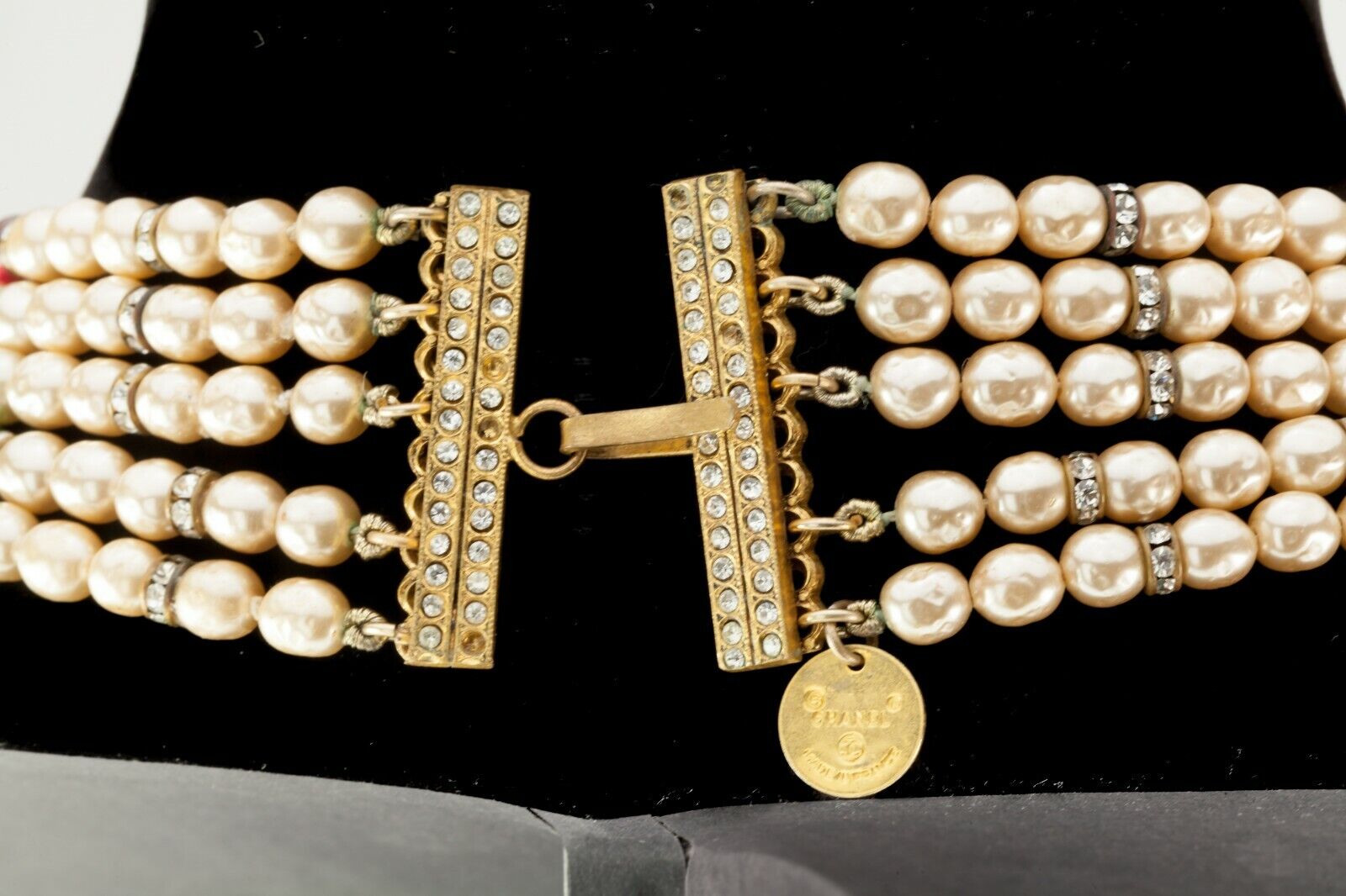 Chanel Vintage Gripoix Bead Costume Pearl 5-Stran… - image 6