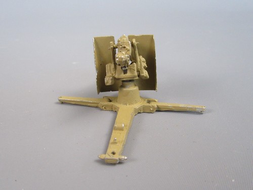 B401 Vintage Canon 88 Mm WWII Metal Toy Green L 7.8 Cm - Picture 4 of 9