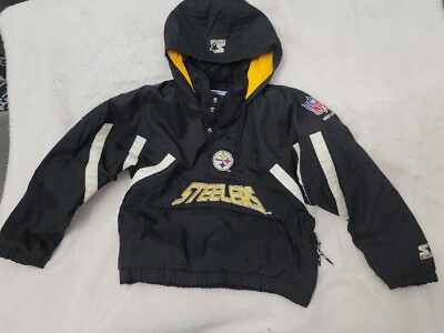 Vintage Pittsburgh Steelers Football Starter Jacket Size L Kids
