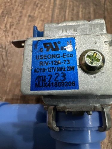 Genuine Refrigerator Kenmore Water Inlet Valve Part#RIV-12A-73 MJX41869206 - 第 2/7 張圖片