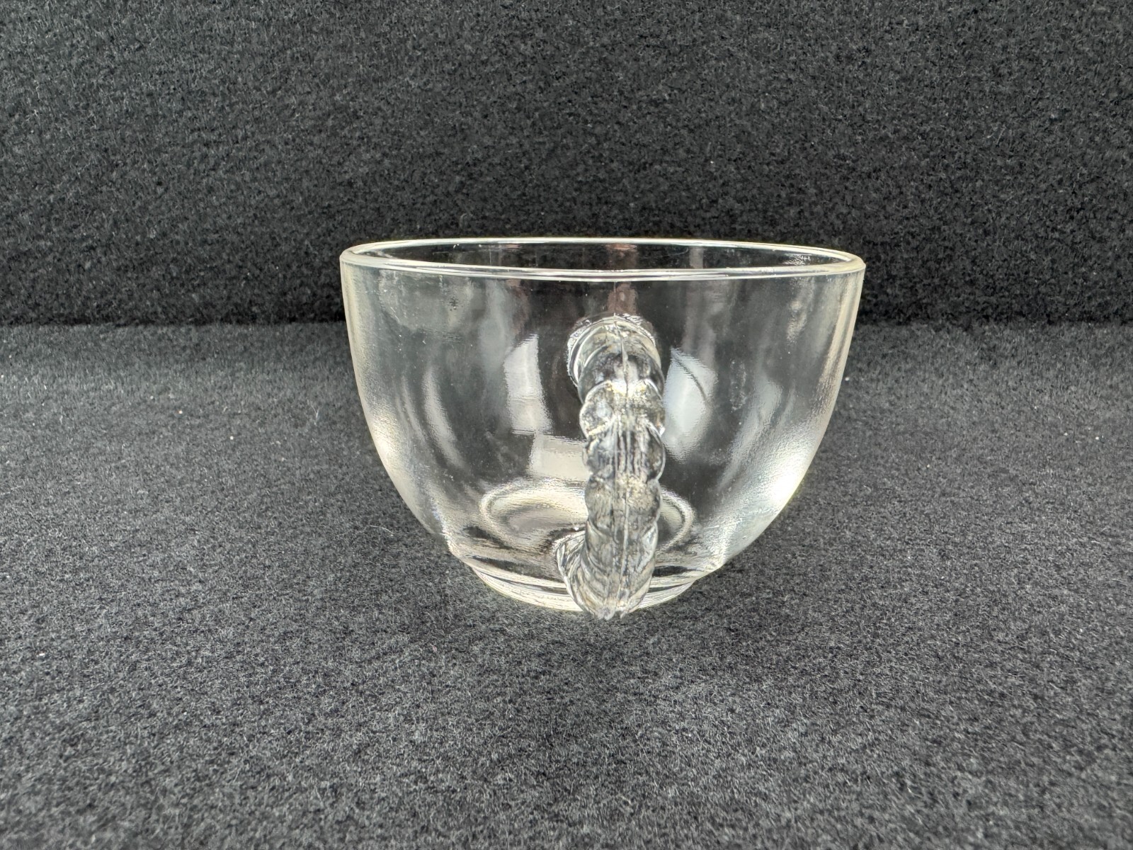 Vintage Hazel Atlas Orchard Tree of Life Snack Set 2 Frosted Plates & 2 Cups