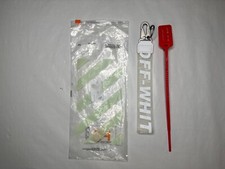 Off White Industrial Keychain white