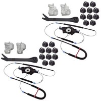 You.S Fensterheber Seilzug SET Vorne Links + Rechts FüR Skoda Superb I (3U4)