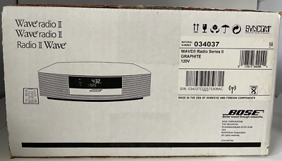 Bose Wave Radio II - Graphite Gray (AWR1B1) for sale online | eBay
