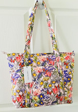 Vera Bradley ~ "Coastal Wildflowers" ~ Small Vera Tote Bag ~ NWT