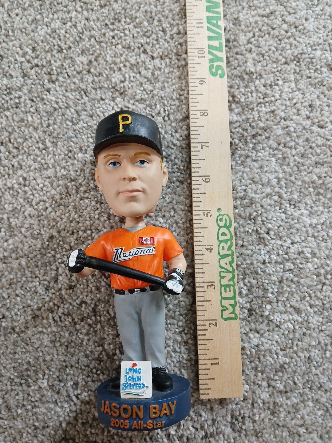 Jason Bay Bobble Head MLB BASEBALL All Star 2005 LONG JOHN SILVERS Bobblehead