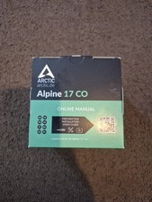 Image of ARCTIC Alpine 17 CO - Intel CPU Cooler, 92 mm PWM fan, Radial Heatsink, Top B...