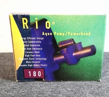 NOS Rio Model Mini 180 Aqua Pump / Powerhead 220V 120GPH Submersible Marine Tank