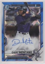 2021 Bowman Sapphire Edition Chrome Prospects Daniel Montano #BSPA-DM Auto 0u79