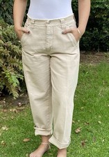 Vtg 90s Marithe Francois Girbaud 32 M 100 Cotton Jeans Frayed Edge 28L READ