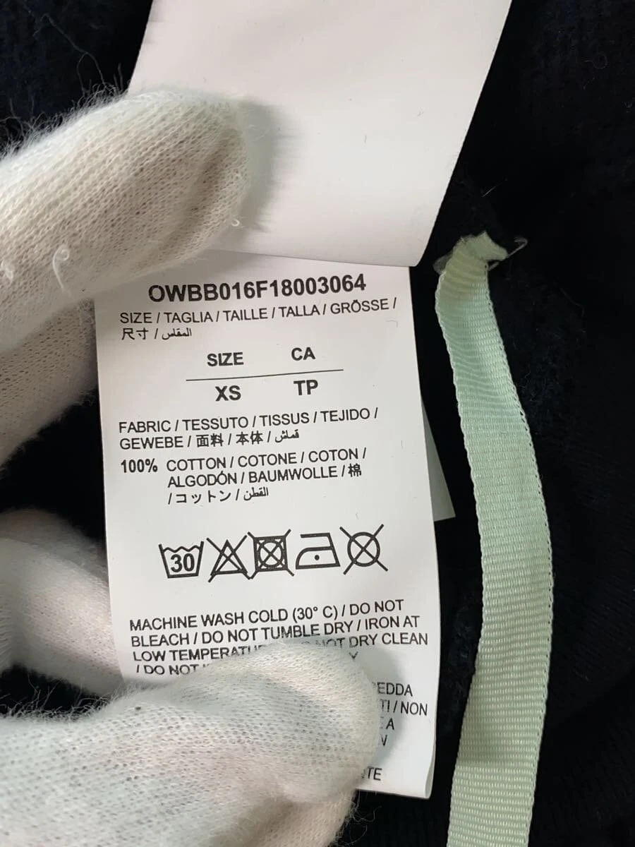 OFF WHITE Felpa con cappuccio OFFWHITE nera XS