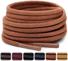 Waxed Round Shoe Laces Oxford Dress