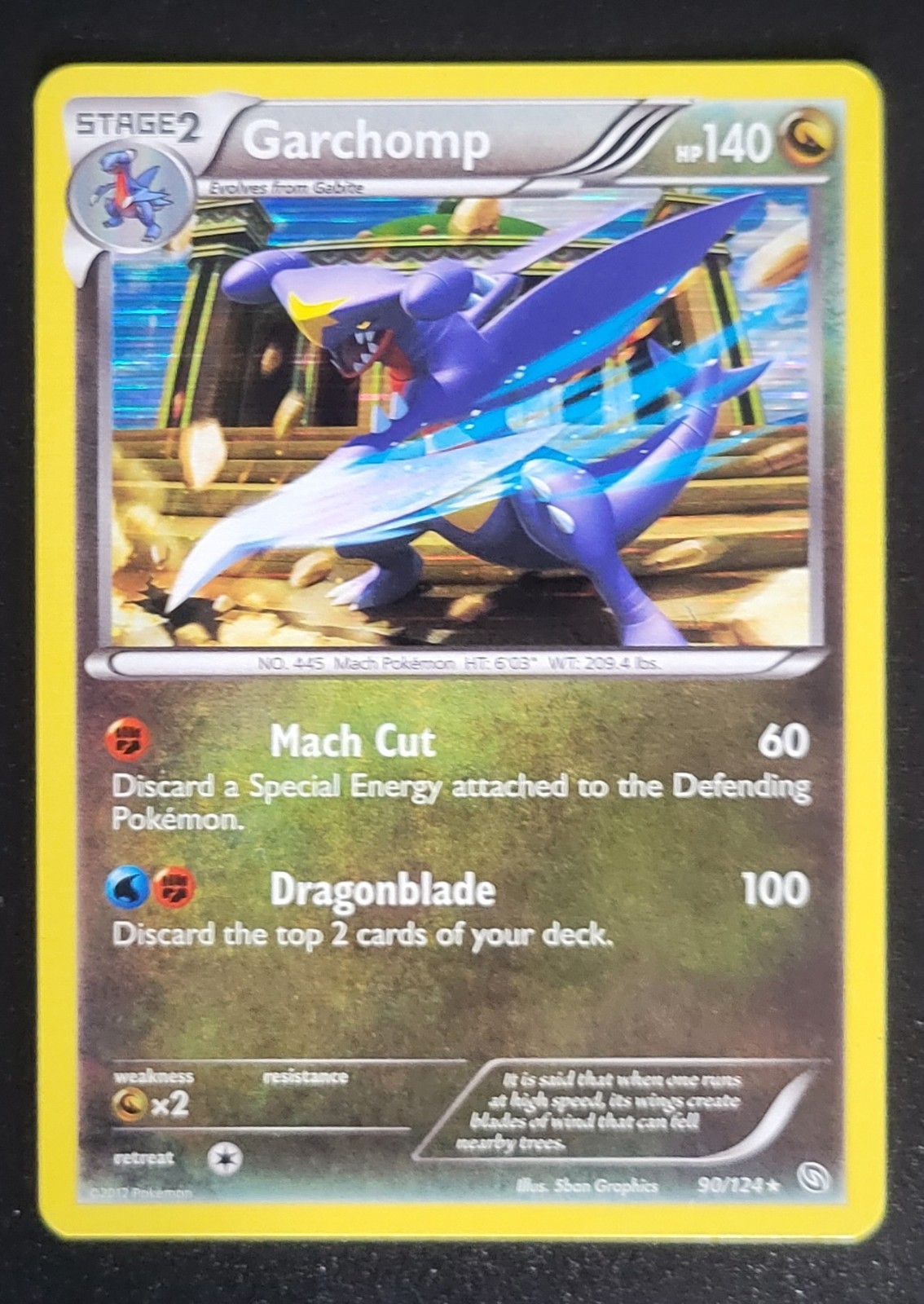 Garchomp 90/124 Dragons Exalted Holo NM