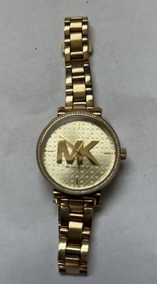 Women s Watch Michael Kors MK 4334 Sofie Quartz Crystal Gold ( Need New Battery