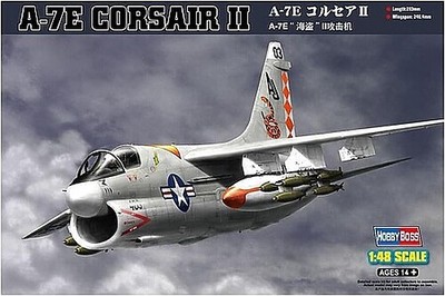 HobbyBoss A-7E Corsair II - Plastic Model Airplane Kit - 1/48 Scale - #80345