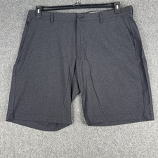 Tommy Bahama Chip Shot Shorts Mens 38 Dark Gray Performance Golf Island Zone