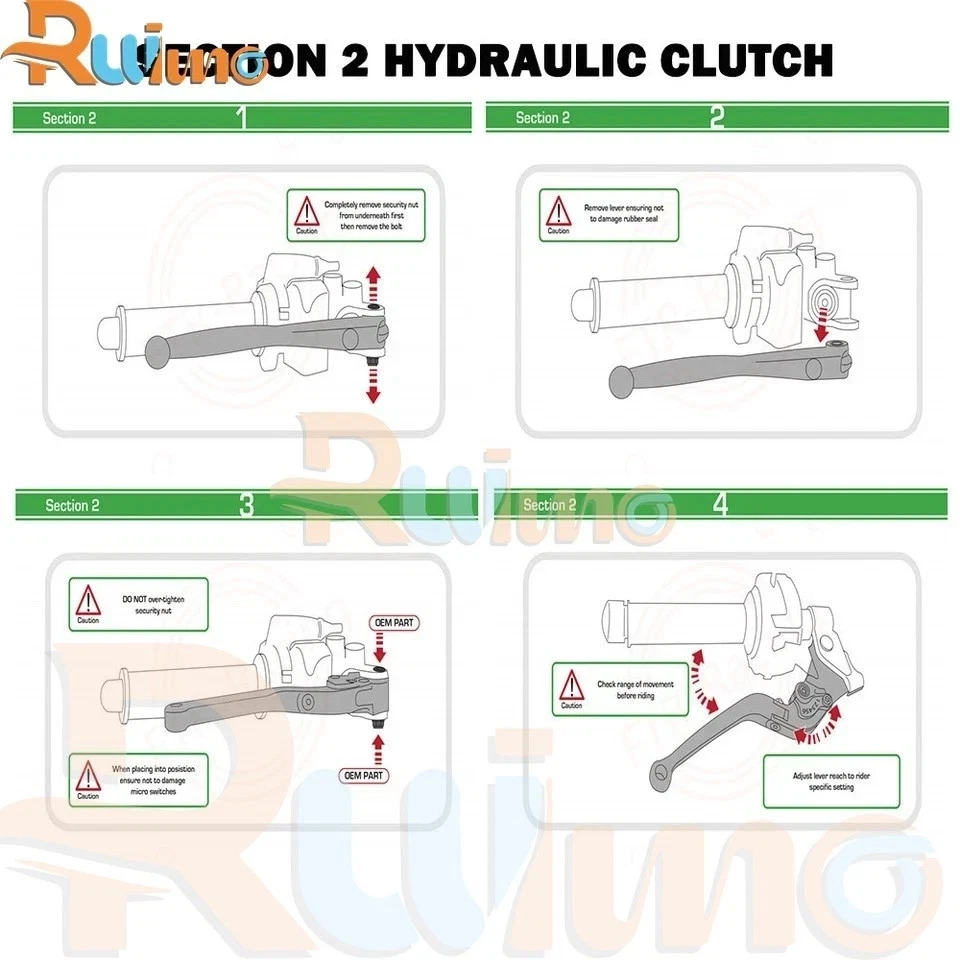 Empuñaduras de manija CNC tapa palancas de embrague de freno para KAWASAKI NINJA 250R 300R 650R ZX6R Foto 3 de 4
