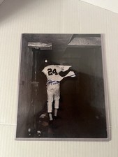 Willie Mays Signed Black & White Tunnel Photograph - 1965 Forbes Field NO COA
