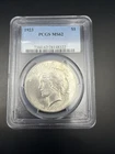 1923 Peace Dollar $1 Silver Coin NGC MS62 Philadelphia Certified