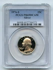 1976 S 25C Silver Washington Quarter Proof PCGS PR69DCAM