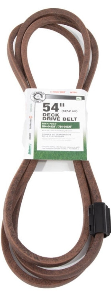 Cub Cadet 954-04329A Riding Mower 54-inch Deck Belt