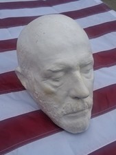Robert E. Lee Death Mask Replica &ndash; Hollow Resin Life Mask Cast &ndash; Civil War...